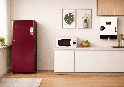 Fridge, Microwave and RO Combo